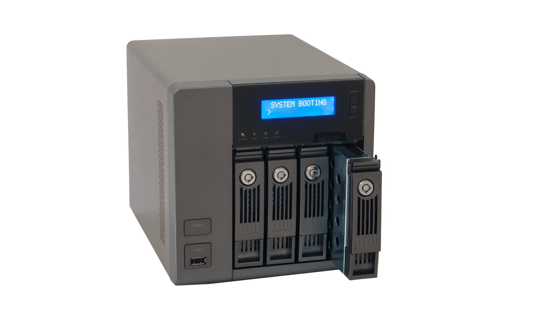 A Network Attached Storage device.